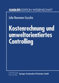 Produktbild: Kostenrechnung und umweltorientiertes Controlling