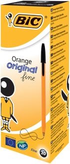 Produktbild: BIC Kugelschreiber Orange Original fine 0.35mm schwarz, 20er Set