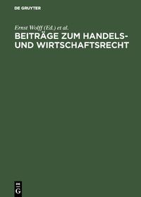 Produktbild: Beitr&auml;ge zum Handels- und Wirtschaftsrecht