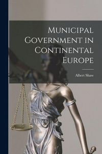 Produktbild: Municipal Government in Continental Europe