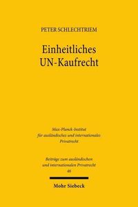 Produktbild: Einheitliches UN-Kaufrecht