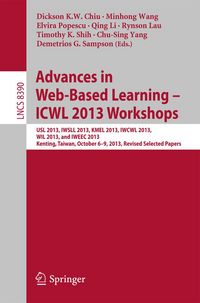Produktbild: Advances in Web-Based Learning - ICWL 2013 Workshops