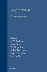 Produktbild: Congress Volume Copenhagen 1953