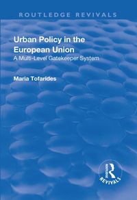 Produktbild: Tofarides, M: Urban Policy in the European Union