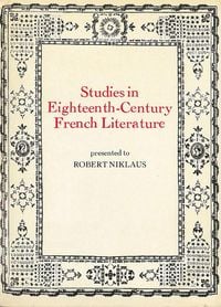 Produktbild: Studies in Eighteenth Century French Literature