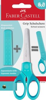 Produktbild: Faber-Castell Schulschere Grip türkis