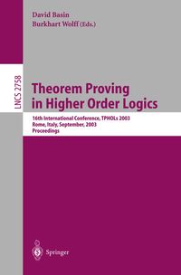 Produktbild: Theorem Proving in Higher Order Logics
