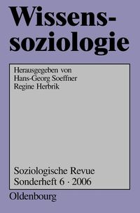 Bild vom Artikel Wissenssoziologie vom Autor Hans-Georg Soeffner