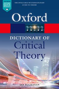 Produktbild: A Dictionary of Critical Theory