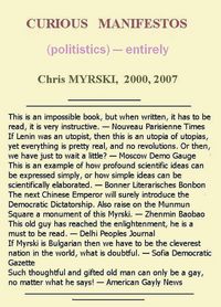 Produktbild: Curious Manifestos (politistics) - entirely