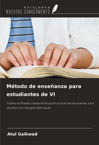 Produktbild: M&eacute;todo de ense&ntilde;anza para estudiantes de VI