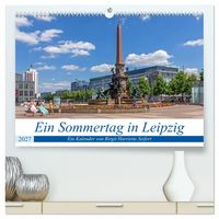 Produktbild: Ein Sommertag in Leipzig (hochwertiger Premium Wandkalender 2027 DIN A2 quer), Kunstdruck in Hochglanz