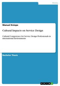 Produktbild: Cultural Impacts on Service Design