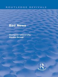 Produktbild: Bad News (Routledge Revivals)