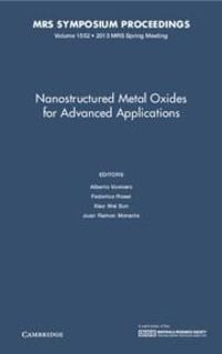 Produktbild: Nanostructured Metal Oxides for Advanced Applications: Volume 1552
