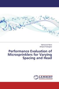 Produktbild: Performance Evaluation of Microsprinklers for Varying Spacing and Head