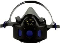 Produktbild: 3M HF-802SD Atemschutz Halbmaske ohne Filter Gr&ouml;&szlig;e: M EN 140 DIN 140