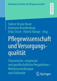 Produktbild: Pflegewissenschaft und Versorgungsqualit&auml;t