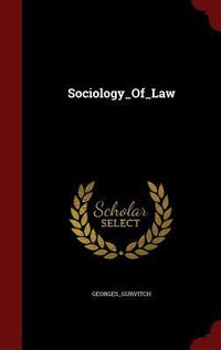 Produktbild: Sociology_Of_Law