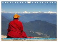Bhutan - Frieden und Glück im Himalaya (Wandkalender 2024 DIN A4 quer), CALVENDO Monatskalender