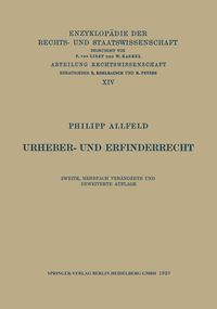 Produktbild: Urheber- und Erfinderrecht