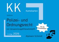 Produktbild: Karteikarten Polizei- und Ordnungsrecht