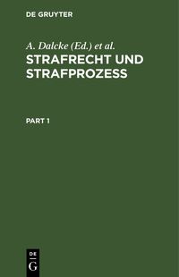 Produktbild: Strafrecht und Strafproze&szlig;