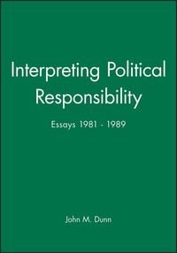 Produktbild: Interpreting Political Responsibility