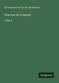 Produktbild: Oeuvres de Froissart