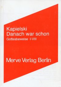 Produktbild: Danach war schon