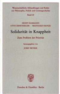 Produktbild: Solidarit&auml;t in Knappheit.