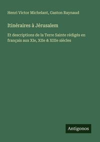 Produktbild: Itin&eacute;raires &agrave; J&eacute;rusalem