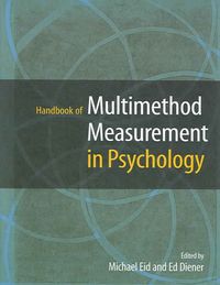 Produktbild: Handbook of Multimethod Measurement in Psychology
