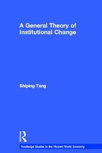 Produktbild: A General Theory of Institutional Change