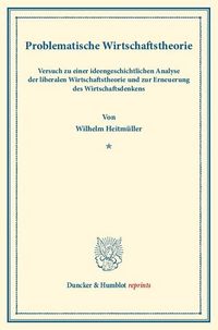 Produktbild: Problematische Wirtschaftstheorie.