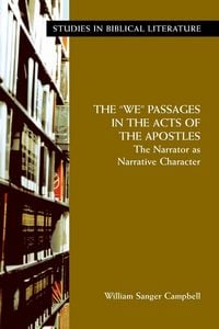 Produktbild: The "We" Passages in the Acts of the Apostles