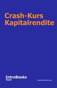 Produktbild: Crash-Kurs Kapitalrendite