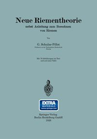 Produktbild: Neue Riementheorie