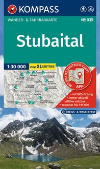 Produktbild: KOMPASS Wanderkarte 035 Stubaital 1:30.000