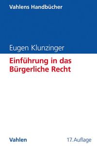 Produktbild: Einf&uuml;hrung in das B&uuml;rgerliche Recht