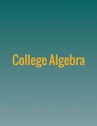 Produktbild: College Algebra