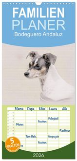 Produktbild: Familienplaner 2026 - Bodeguero Andaluz 2026 mit 5 Spalten (Wandkalender, 21 x 45 cm) CALVENDO