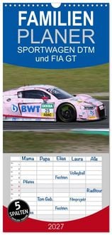 Produktbild: Familienplaner 2027 - SPORTWAGEN DTM und FIA GT mit 5 Spalten (Wandkalender, 21 x 45 cm) CALVENDO