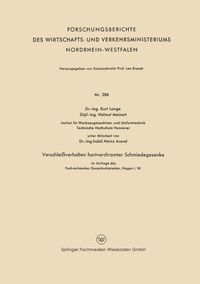 Produktbild: Verschlei&szlig;verhalten hartverchromter Schmiedegesenke im Auftage des Fachverbandes Gesenkeschmieden, Hagen i. W.