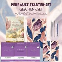 Produktbild: Charles Perrault Starter-Paket Geschenkset - 4 B&uuml;cher (mit Audio-Online) + Marmortr&auml;ume Schreibset Premium