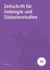 Produktbild: Zeitschrift f&uuml;r Indologie und S&uuml;dasienstudien, Band 30 (2013)