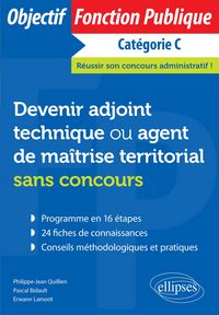 Produktbild: Devenir adjoint technique ou agent de ma&icirc;trise territorial sans concours
