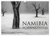 Produktbild: Namibia schwarzwei&szlig; (Wandkalender 2026 DIN A3 quer), CALVENDO Monatskalender