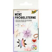 Produktbild: folia Bastelset Fr&ouml;belsterne Pastel Mini 1x35cm 100 St&uuml;ck