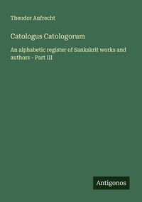 Produktbild: Catologus Catologorum